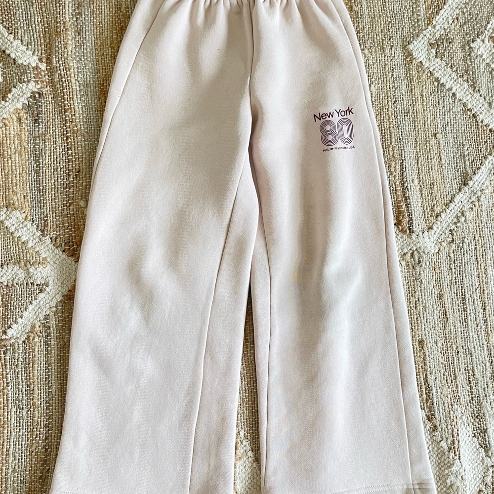 Kids Cream Sweatpants